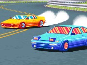 Retro Araba Yarışı Oyna